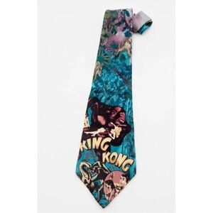 King Kong Silk Tie Movie American Film Classics 1992 RKO Neck Tie 56
Inches USA